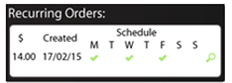 Orders Screen